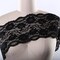 Black Wide Stretch Lace Trim 6.5" Floral Elastic for Lingerie, Bras & DIY Sewin